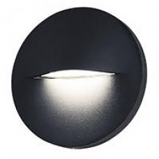 Φωτιστικό Επίτοιχο LED 3W 230V 150lm 4000K Λευκό Φως Αλουμινίου Μαύρο IP65 17-04686-2